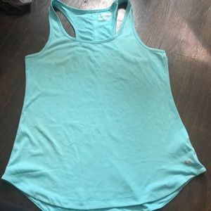 Blue performance quick dry tank